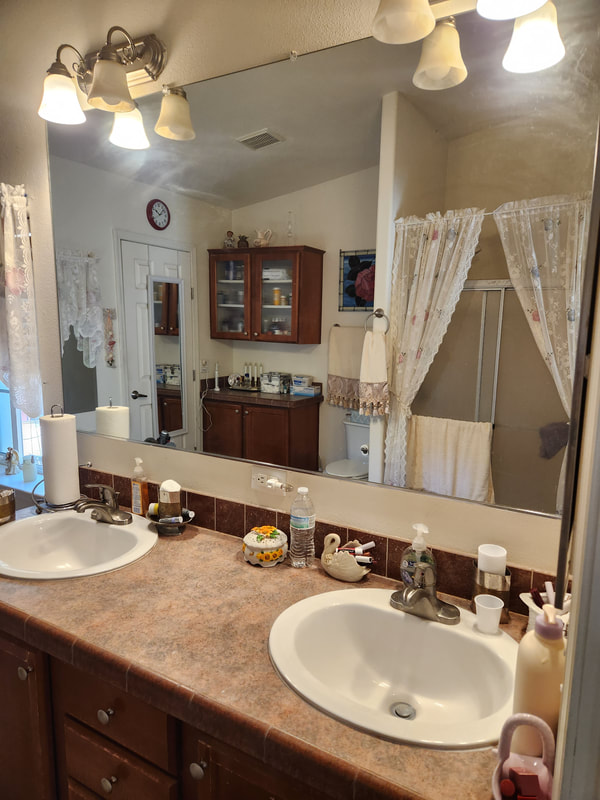 Master Bathroom with Two Sinks